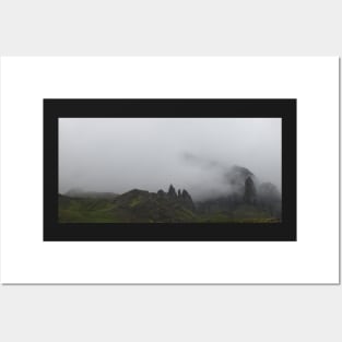 Flying Free Over The Old Man Of Storr, Skye, Scotland Posters and Art